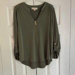 Michael Kors Green Blouse